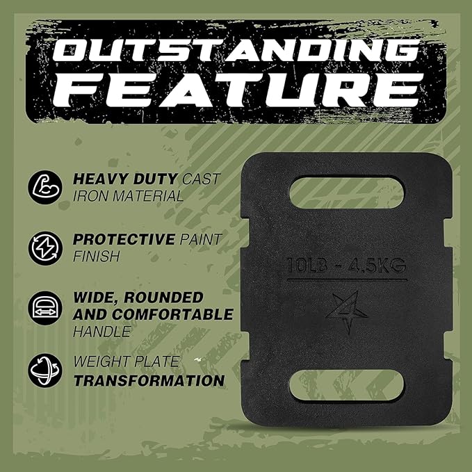 Yes4All Adjustable Ruck Weight with Straps for Rucking, Swings, Squat & Strength Training - Multiple Weights: 10LB to 40LB