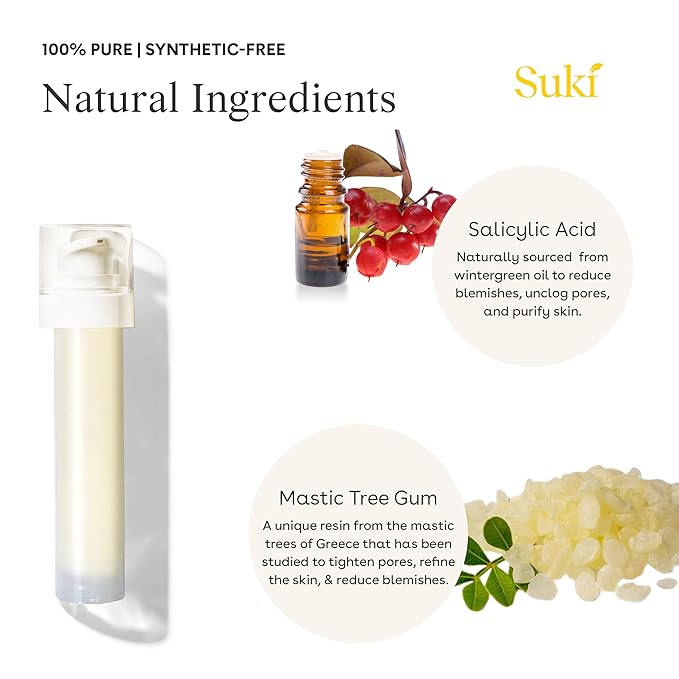 Suki Purifying & Balancing Lotion Refill 1.7oz Light Moisturizer for Face - Intensive Treatment for Face - Deeply Nourishing & Ultra-Hydrating Facial Lotion for Oily & Dry Skin (Refill)