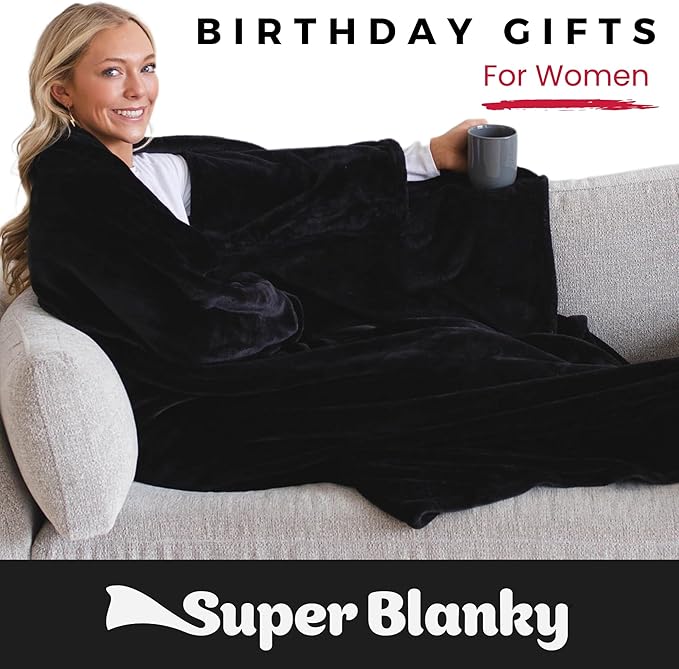 Wearable Blankets for Women, Adult Wearable Blanket Men, Top Christmas Gifts for Women, Wife Birthday Gift Ideas