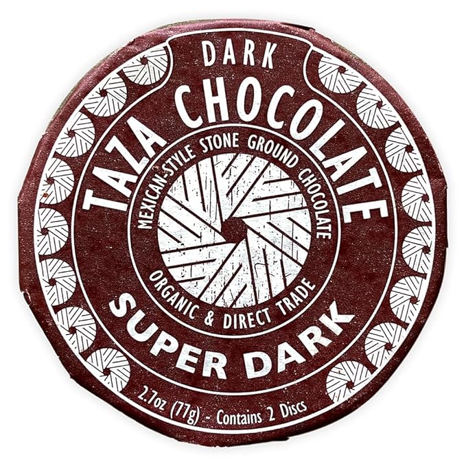 Taza Chocolate Organic Mexicano Disc 85% Dark Chocolate, Super Dark, 2.75 Ounce (12 Count), Vegan