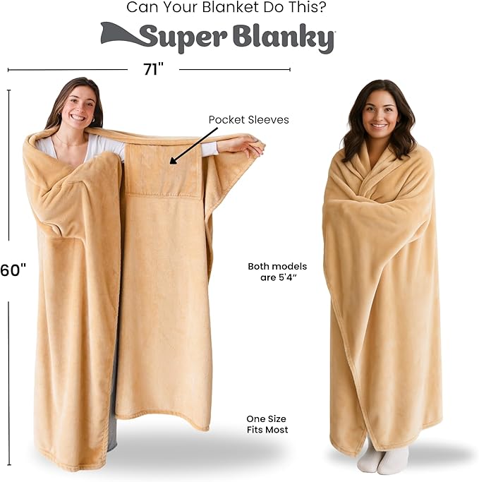Wearable Blankets for Women, Adult Wearable Blanket Men, Top Christmas Gifts for Women, Wife Birthday Gift Ideas
