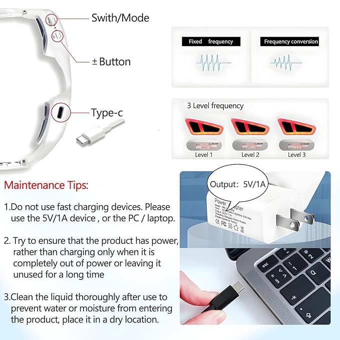 Under Eyes Red Light Therapy Eyelift Massager Glasses,Microcurrent Eye face led red light Beauty Device under Eye Massager Eyes Bag Remover for Reduce Dark Circles Puffiness Wrinkles Relax Eye Strain
