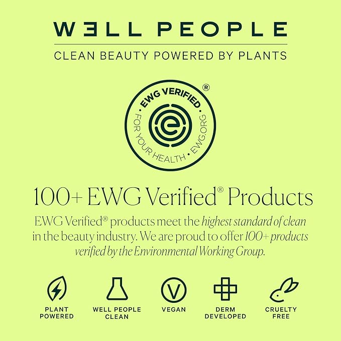 Well People Daygleamer Mineral Sunscreen Serum SPF 34, Blendable Formula with Vitamin C & Niacinamide Hydrates Skin and Delivers Broad-Spectrum Protection, Vegan & Cruelty Free, 1.7 Oz