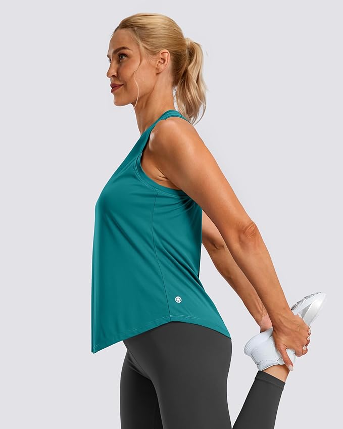 G Gradual Women's Workout Tank Tops Racerback Athletic Yoga Tops Loose Fit Sleeveless Running Gym Sports Shirts for Women