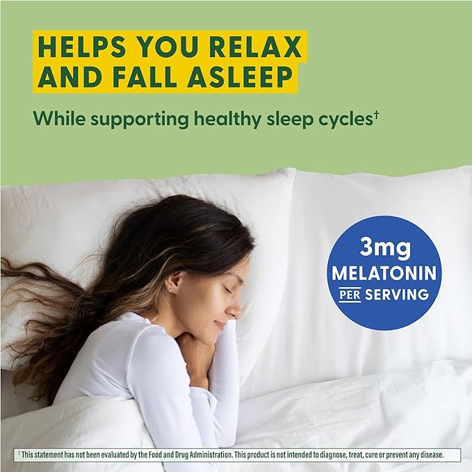 MegaFood Melatonin Gummies - Melatonin 3mg per Serving to Help Relax & Fall Asleep – Sleep Gummies for Adults - Berry Flavor, Non-GMO, Certified Vegan - 54 Count (27 Servings)