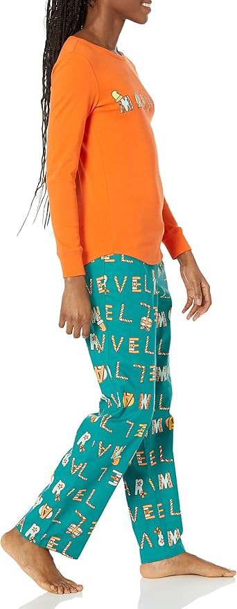 Amazon Essentials Disney | Marvel | Star Wars Women's Flannel Pajama Sleep Sets