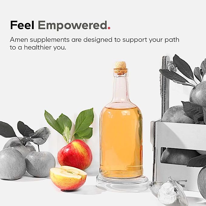 Amen Leaky Gut Supplement - Advanced Formula with Bioavailable L Glutamine, Zinc, Turmeric, DGL Licorice Root - Marshmallow Root - Probiotics & Fermented Prebiotics - Vegan, Non-GMO - 90 Capsules
