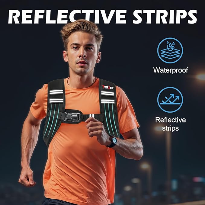 Weighted Vest Woman - 6lb/8lb/12lb/16lb/20lb/25lb/30lb Womens Weight Vest for Walking, Strength Training Weight Vests for Men, Reflective Stripe Fitness Vest for Workout Running Jogging
