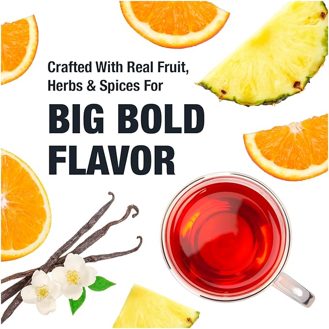 Tiesta Tea - Orange Dream Float Tea, Loose Leaf, Orange Cream Herbal Tea, Premium Caffeine-Free Tea Blend, Make Hot or Iced & Up to 200 Cups, 16 oz Resealable Bulk Pouch