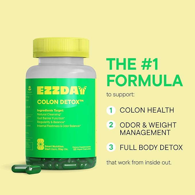 Colon Detox Cleanse | Beyond 14 Day Cleanses | Herbal Intestinal Cleanse & Constipation Relief Capsules with RenewElixir™ 10-in-1 Herbs & Probiotics for Gut Health, Bloating & Weight Support