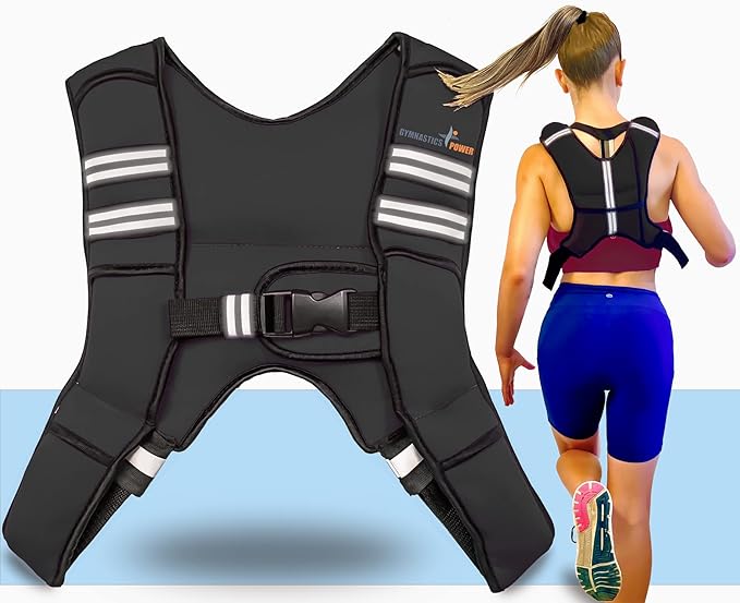 Weighted Vest for Men and Women 6Lb/8Lb/10Lb/12Lb/15Lb/20Lbs Adjustable Workout Vest for Strength Training, Running, Cardio, Rucking, Fitness & Cross Training