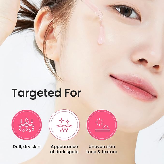 CNP PDRN + Tranexamic Acid Serum 15%, Pink Toning Skin Booster, Niacinamide & Micro-spicules, for Glass Skin, Korean Skin Care, 1. 01 fl. oz.