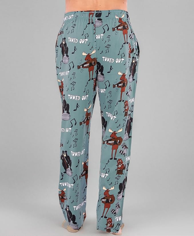 Lazy One Funny Ocean Pajama Pants For Men, Men's Separate Bottoms, Lounge Pants, Fishing PJs