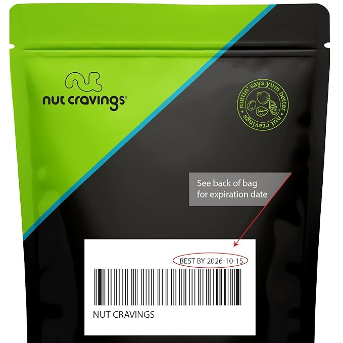 NUT CRAVINGS - Sun Dried Turkish Apricots, No Sugar Added, Unsweetened (80oz, 5 LB, Bulk) Bulk Dry Fruits Packed Fresh in Resealable Bag - Sweet Healthy Snack, Naturally Grown, Vegan, Kosher