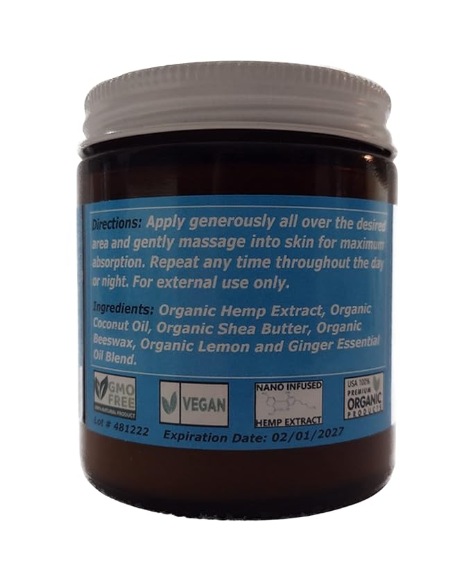 2000MG Organic Salve MADE IN USA All Natural Balm with Omega Oils