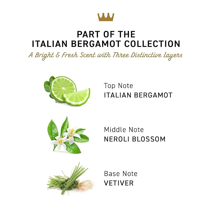 Cremo Italian Bergamot Antiperspirant & Deodorant for Men, 48-hour Sweat and Odor Protection, 2.65oz