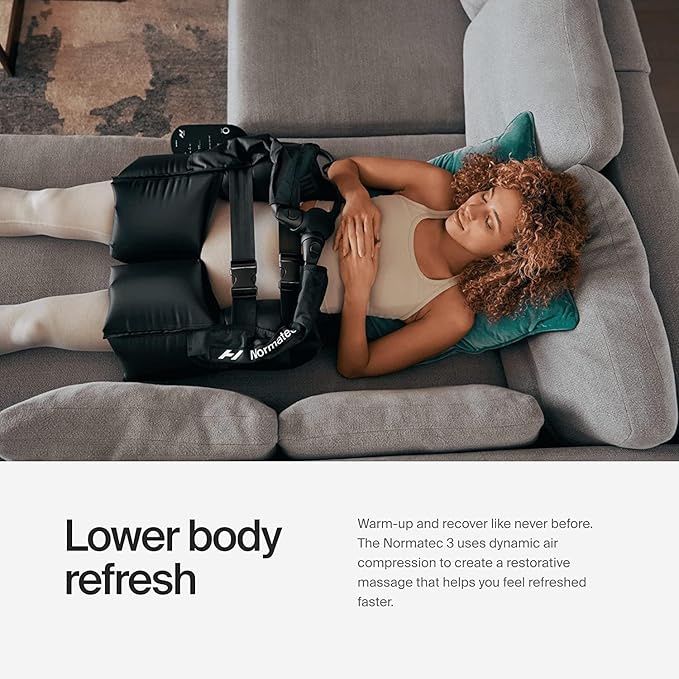 Hyperice Normatec 3 - Recovery System with Patented Dynamic Compression Massage Technology (Normatec 3 Lower Body (Standard Size Legs + HIPS) FSA-HSA