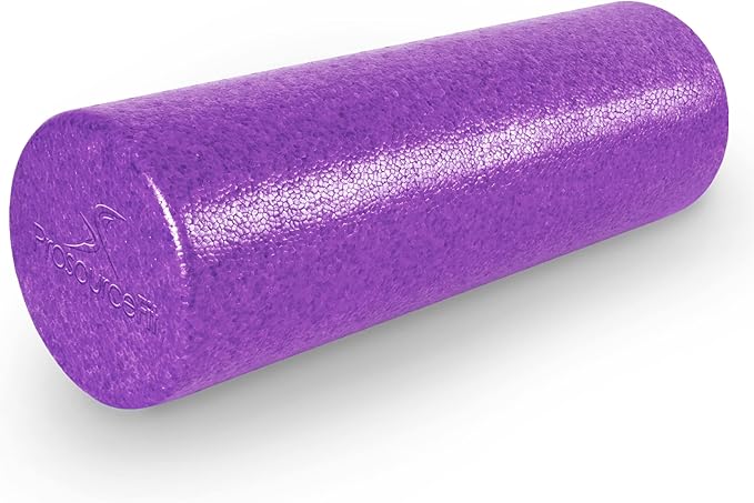 ProsourceFit High Density Foam Rollers 12 - inches Long, Firm Full Body Athletic Massage Tool for Back Stretching, Yoga, Pilates, Post Workout Muscle Recuperation