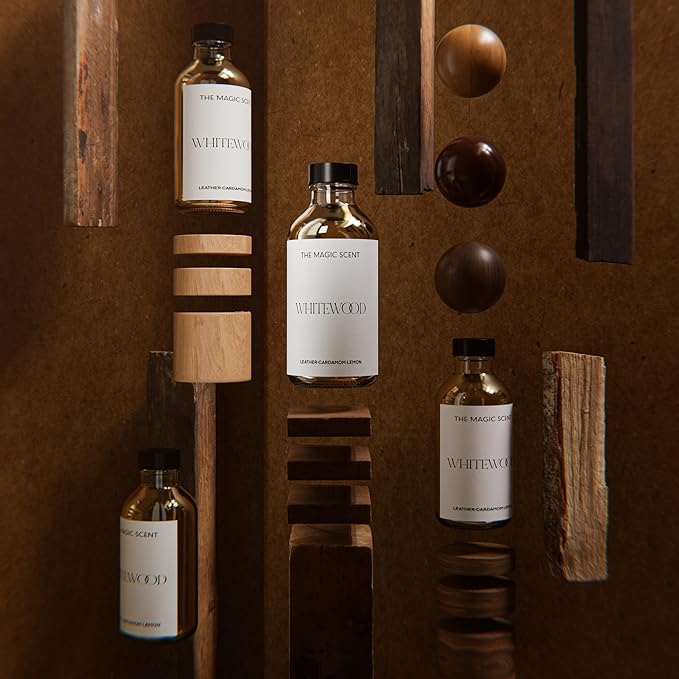 The Magic Scent Whitewood Diffuser Oil - Hotel & Home Luxury Scents Inspired by 1 Hotel Miami, Compare to My Way Diffuser Oil Scents for Home, Designed for Use in All Diffusers - 8.5 fl oz, 250 mL