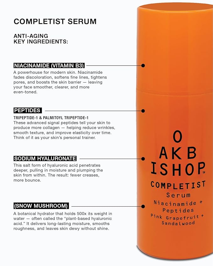 Completist Serum, Pink Grapefruit and Sandalwood, 1 fl oz