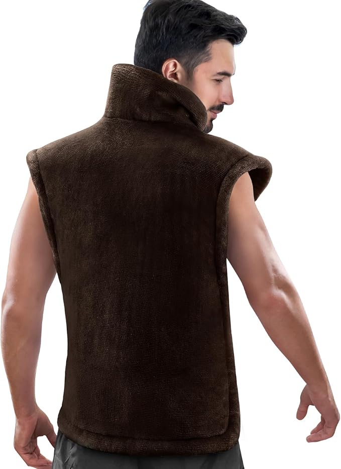 RENPHO Large Full Body Heating Pad, Christmas Gifts for Men Women, Electric Heat Pad for Neck and Shoulders and Back Pain Relief, Hsa Store Eligible Items, FSA Eligible, ETL Certified, 24"x37", Brown