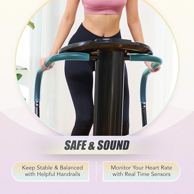 2000W Whole Body Vibration Platform Exercise Machine with MP3 Player (180 Speed Levels Platform)