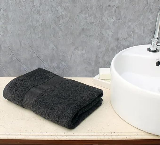 Delara 100% Organic Cotton Towels 650 GSM Plush Feather Touch Quick Dry Hand Towel, Pack of 24 GOTS Certified, Oeko-Tex Green Certified, Organic Cotton Hand Towel, 20"X30"