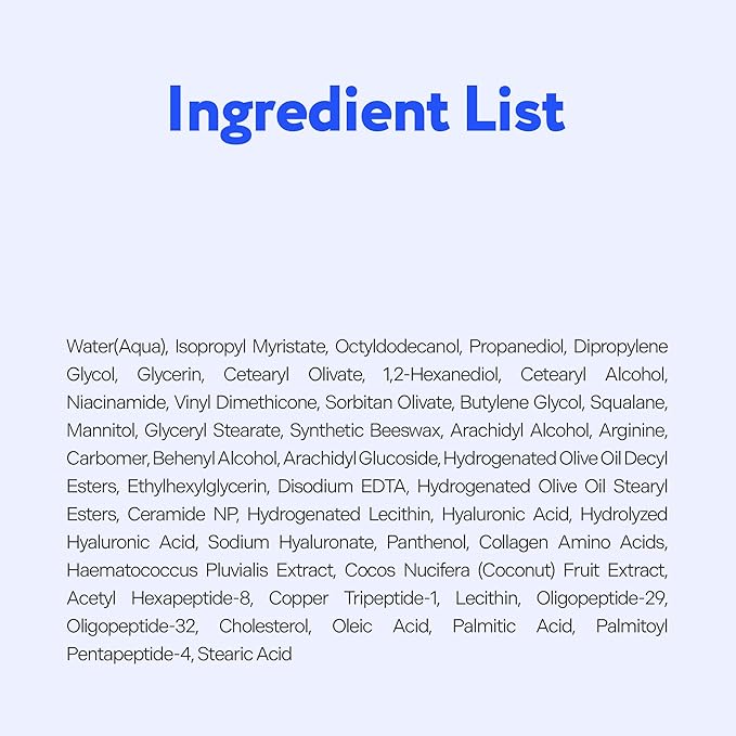 Coconut Hydro Barrier Cream | Soothing & Barrier Repair Moisturizer with Panthenol, Ceramide & Squalane | Non-Greasy, Fragrance Free Capsule Cream Korean Skin Care (80ml / 2.7 fl oz)