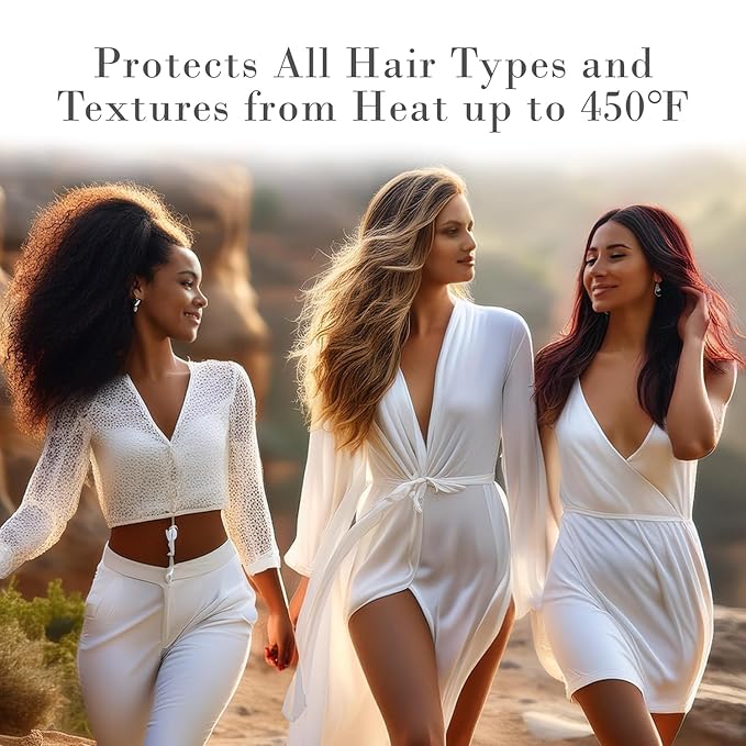 VoCÊ Thermal Protection Haircare Spray | Natural Heat Protectant for Hair | Memory Retention, Anti-Frizz, Non-Toxic, Cruelty-Free, Vegan (8.5 oz | 250 ml)