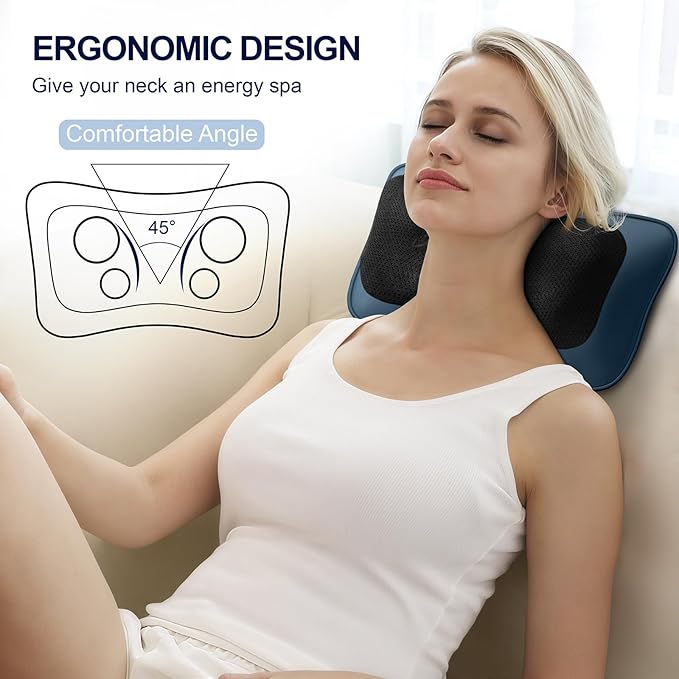 Mo Cuishle Shiatsu Back & Neck Massagers with Heat – Deep Tissue Relief for Pain, Tension & Muscle Relaxation – Perfect Gifts for Birthdays, Mother’s & Father’s Day, Christmas for Men, Women, Mom, Dad