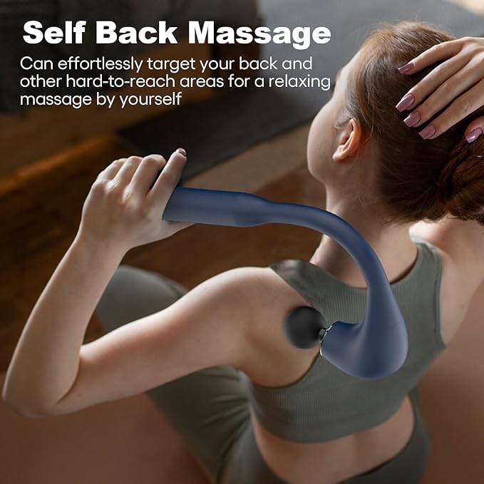 Massage Gun Deep Tissue with Extended Handle Revolutionary U-Shaped Back Massager
