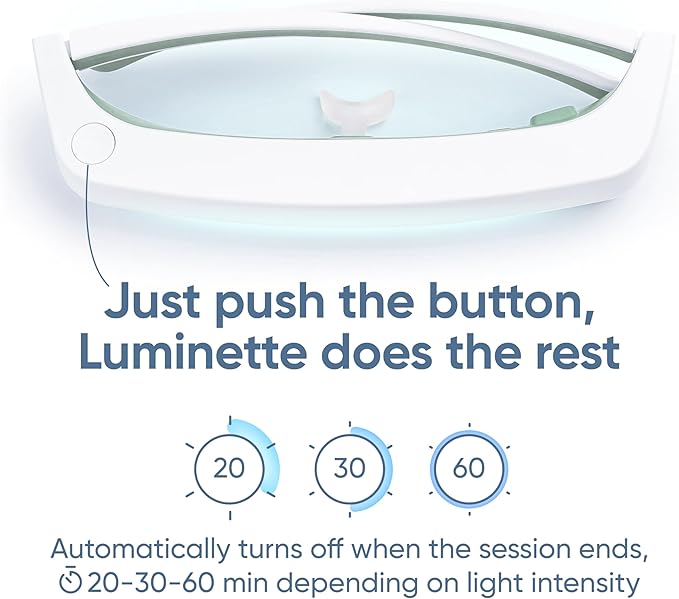 Luminette 3 Light Therapy Glasses - Wearable Light Therapy Lamp - Natural Relief for Sleep Problems, Seasonal Mood Disorders & Jet lag - Portable Daylight Lamp (Green)