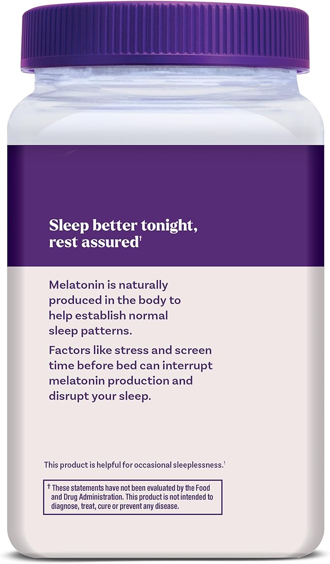 Natrol Melatonin Gummies, Sleep Support, 190 Strawberry-Flavored Adult Melatonin Gummies, 10 mg Sleep Aids for Adults