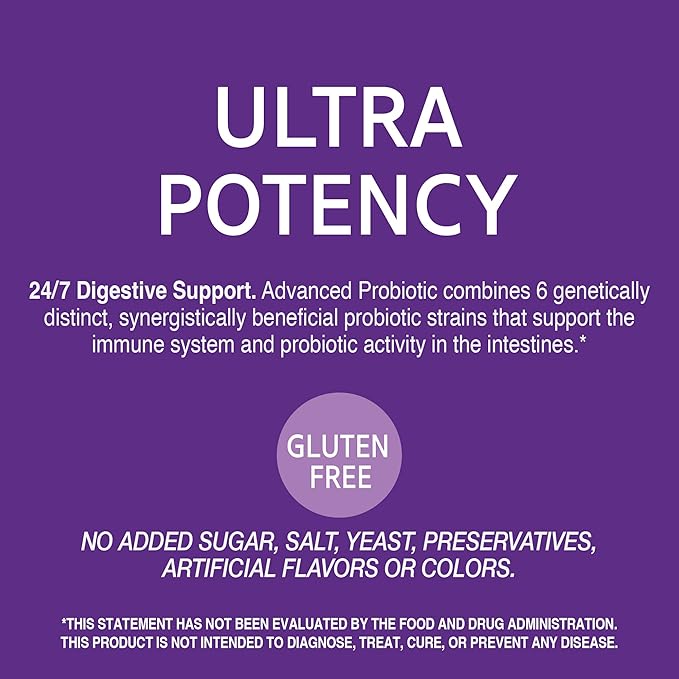 21st Century Advanced Probiotic Capsules, 60 Count (27505)