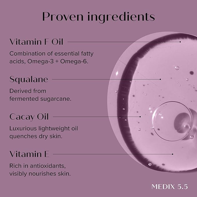 Medix 5.5 Anti Aging Skin Care | Retinol Body Cream + Exfoliating AHA Glycolic Acid Foaming Face & Body Wash + Vitamin F Booster Serum | Wash + Treat + Hydrate Skincare | 3 Piece Set