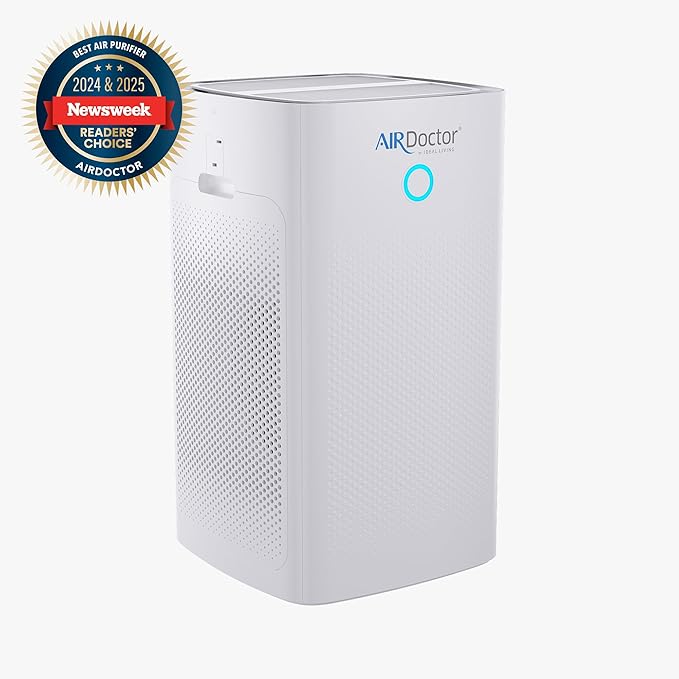 AIRDOCTOR AD5500i SMART HEPA Air Purifier for Extra Large Spaces & Open Concepts with UltraHEPA, Carbon & VOC Filters - Captures particles 100x Smaller than HEPA Standard (AirDoctor 5500i Smart)