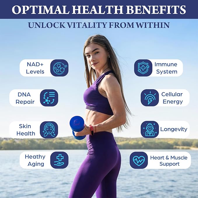 Strength NMNH Alternative with Trigonelline HCL 500mg & Resveratrol 100mg | NAD Supplement for Women & Men | Plant Extraction NAD+ Precursors for Energy Boost & Healthy Aging | 90 Capsules
