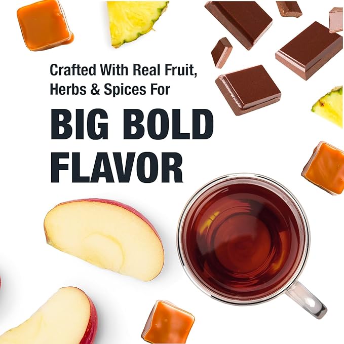 Tiesta Tea Brownie Batter, Premium Loose Leaf, Chocolate Caramel Herbal Tea Blends, Non-Caffeinated Herbal Drink, Real Fruit, Herbs, Spices, Hot or Iced Brew Up to 20-25 Cups, 3oz Resealable Pouch