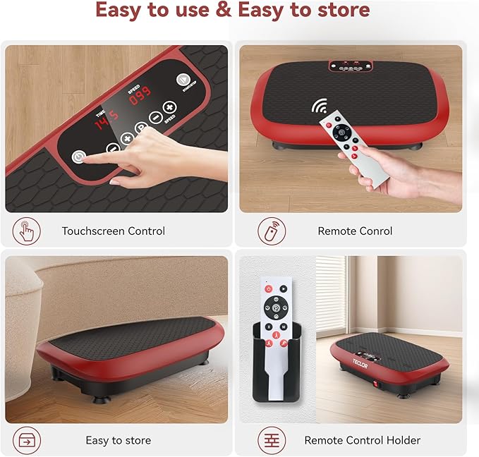 Premium Vibration Plate Exercise Machine for Lymphatic Drainage, Weight Loss, Whole Body Workout Power Vibration Plate, Shake Plate,Home Gym Fitness Equipment