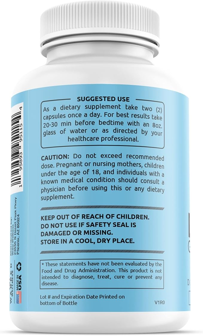 Womens Sleep Support Supplement | Female Specific Relaxation Sleep Aid | Dream Goddess | Calm Mind | Enhance Rest Support Vitamin