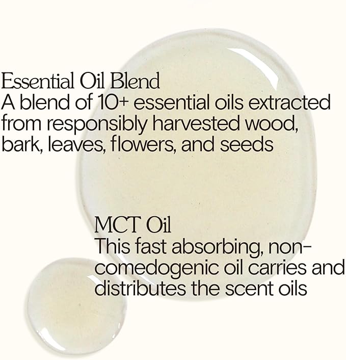 Bathing Culture, Organic Roll On Perfume Oil, Vegan Perfume Oils for Women, Long Lasting, Body Oils for Women, Natural, Clean, Vegan Personal Care, Cathedral Grove Scent, 0.3 fl oz, 9 ml