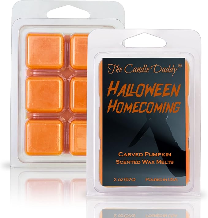 The Candle Daddy Halloween Horror Movie 5 Pack - 5 Amazingly Spooky Wax Melts - 30 Total Cubes - 10 Total Ounces - Fun Scary Gift October Fall Autumn