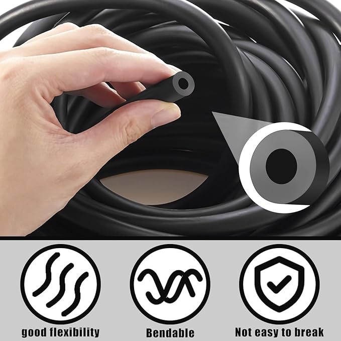 1 Roll Resistance Tubes Latex Elastic Tubing 50ft Exercise Bands Exercise Tubing for Physical Therapy, Lower Pilates, at Home Workouts, Rehab Core Exercise
