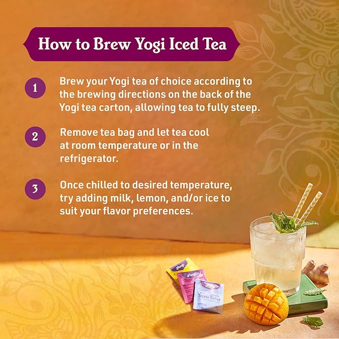 Yogi Tea - Kava Stress Relief (6 Pack) - Eases Tension and Promotes Relaxation - Caffeine Free - 96 Herbal Tea Bags