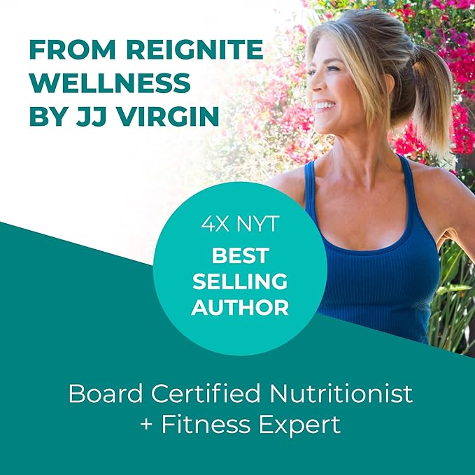 Reignite Wellness by JJ Virgin | Collagen Peptides Powder | Collagen Peptides Powder Supplement | Hair, Skin & Nails Support | Muscle & Joint Support Supplement | 30 Servings
