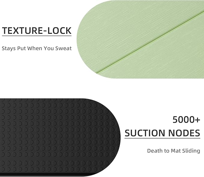 Foldable Yoga Mat, 0.32 inches Thick, SGS Certified, Non Slip, 71 x 24 inches, Foldable for Travel, Pilates, Camping, Environmental Sports Mat, Odorless TPE Material