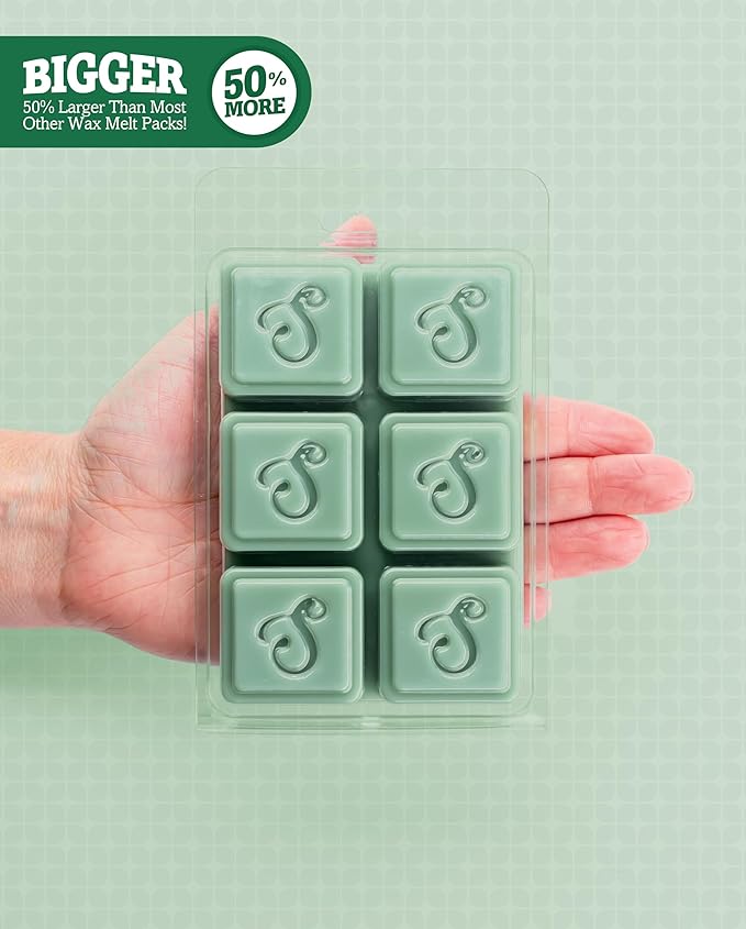 Shortie's Candle Company Christmas Wax Melts Variety 5 Pack - Formula 117-5 Highly Scented 3 Oz. Bars - Made with Natural & Essential Oils - Christmas & Holiday Warmer Wax Cubes