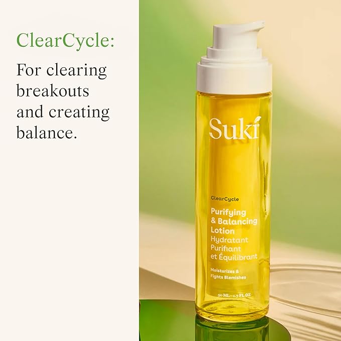 Suki Purifying & Balancing Lotion Refill 1.7oz Light Moisturizer for Face - Intensive Treatment for Face - Deeply Nourishing & Ultra-Hydrating Facial Lotion for Oily & Dry Skin (Refill)