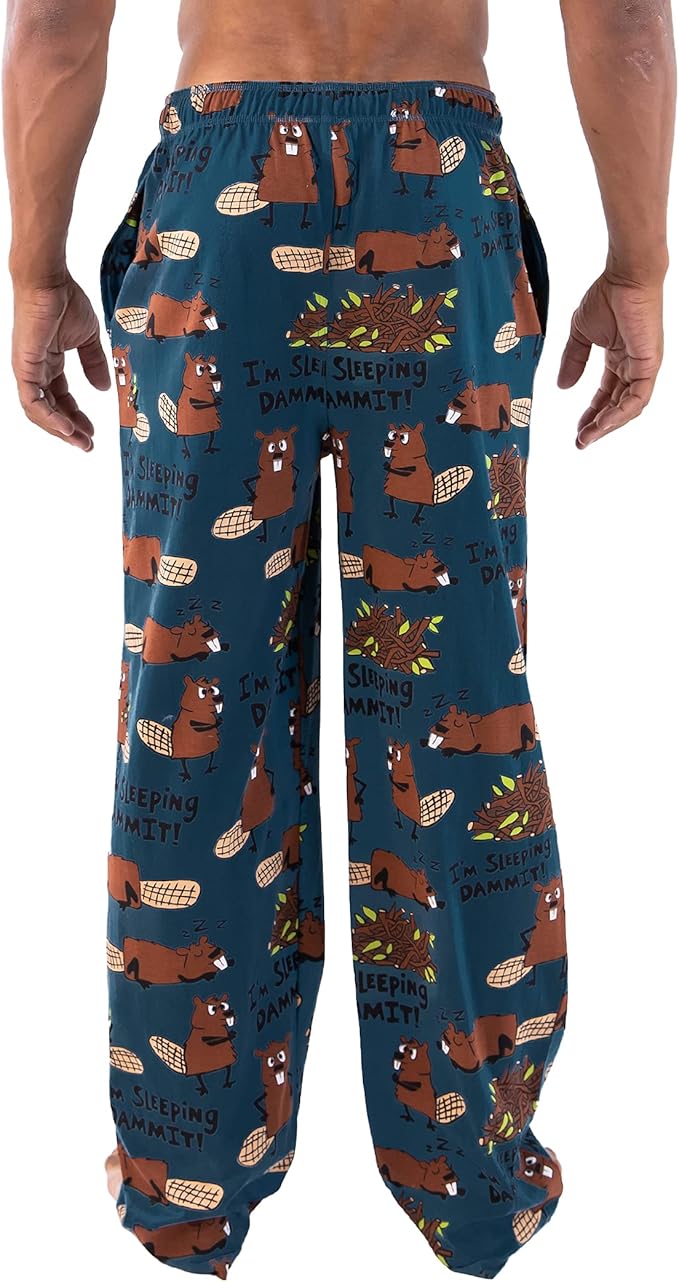 Lazy One Funny Ocean Pajama Pants For Men, Men's Separate Bottoms, Lounge Pants, Fishing PJs