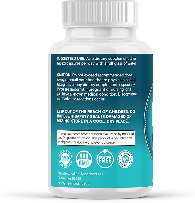 NAD+ Supplement - Liposomal + Resveratrol for Women & Men, Astaxanthin, CoQ10, Alpha Lipoic Acid, Green Tea, Urolithin - 60 Capsules